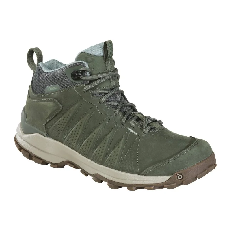 Oboz Women's Sypes Mid Waterproof - Thyme Moccasin Soft - Sole Style  