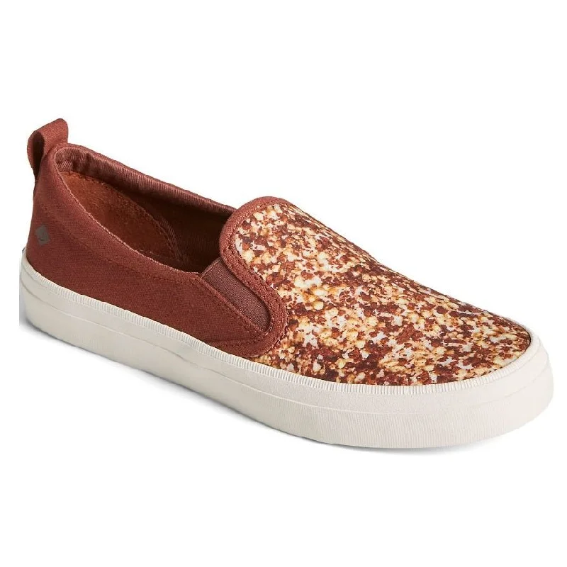 Sperry Women's Chocolate Eclair Crest Twin Gore - Brown Comfortable Derby Style  