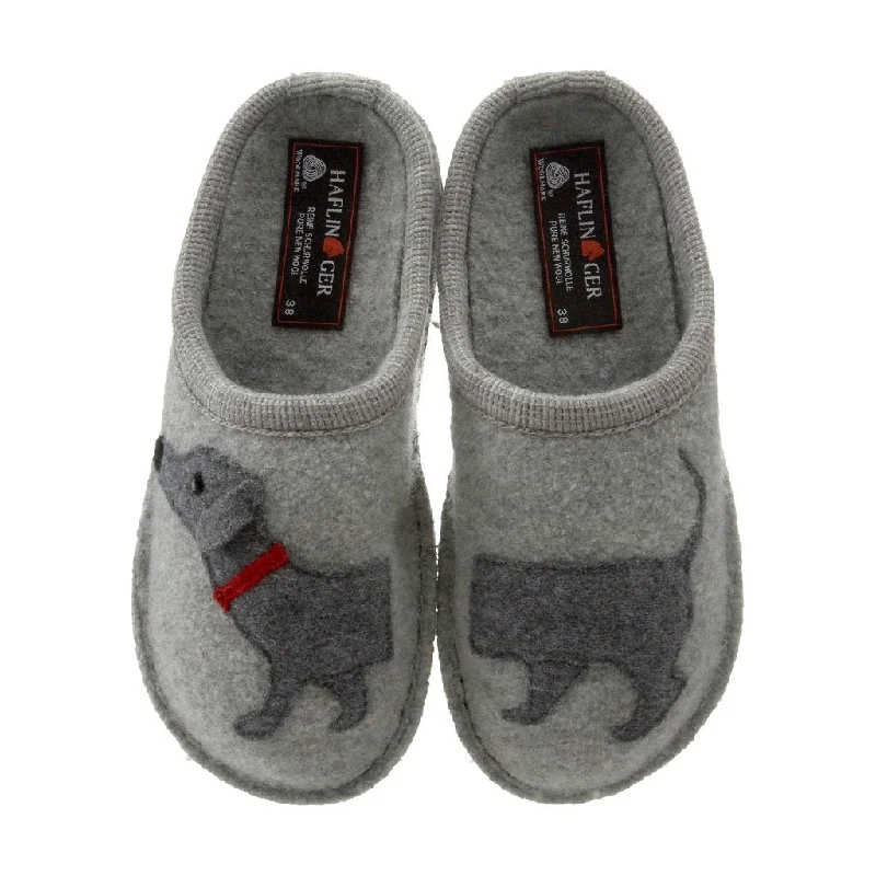 Haflinger Doggy Silver Women's Minimalist Sneaker Style  