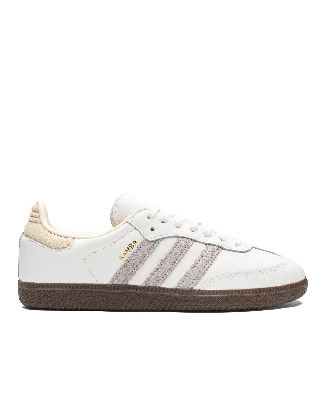Samba OG White Grey Wingtip Oxford Design 