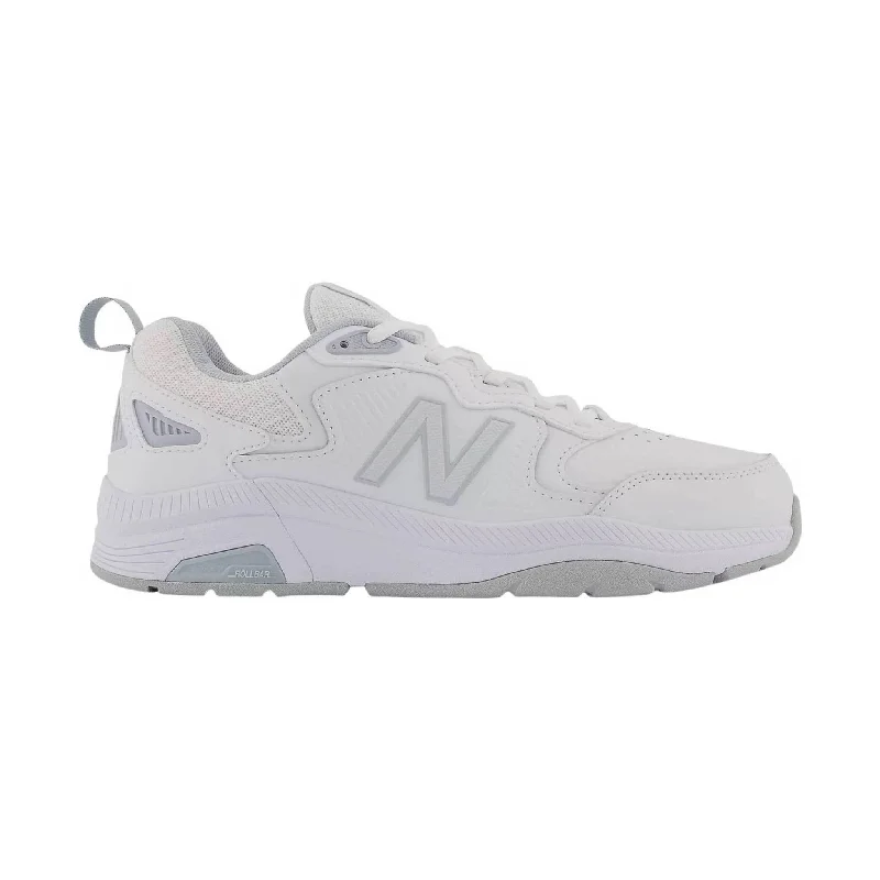 New Balance Women's 857V3 - White With Cyclone Single - Buckle Monk Look  