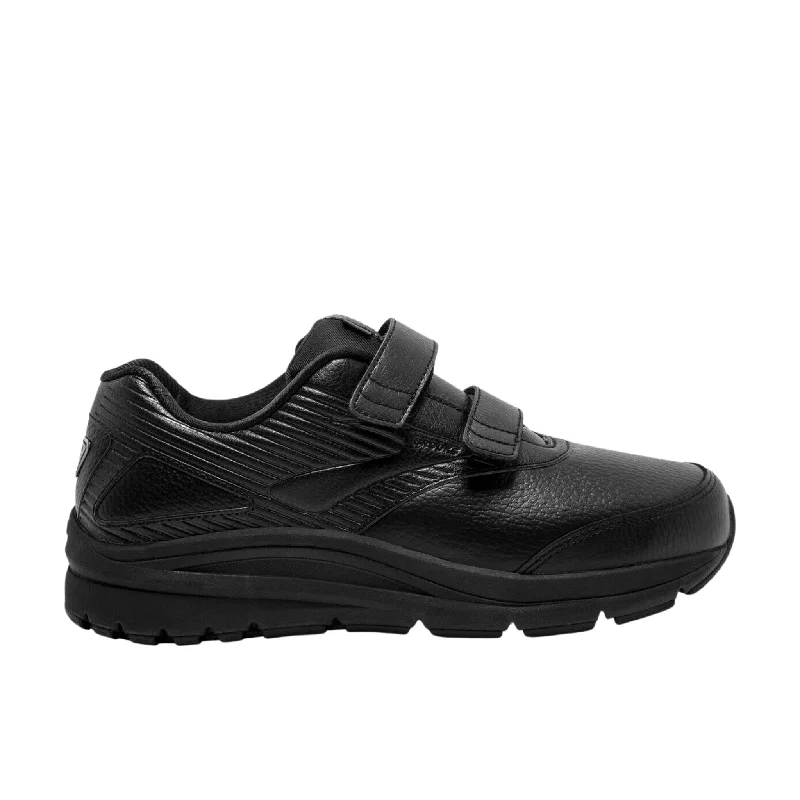 Brooks Women's Addiction Walker V Strap 2 Walking Shoes - Black Casual Loafer Style          