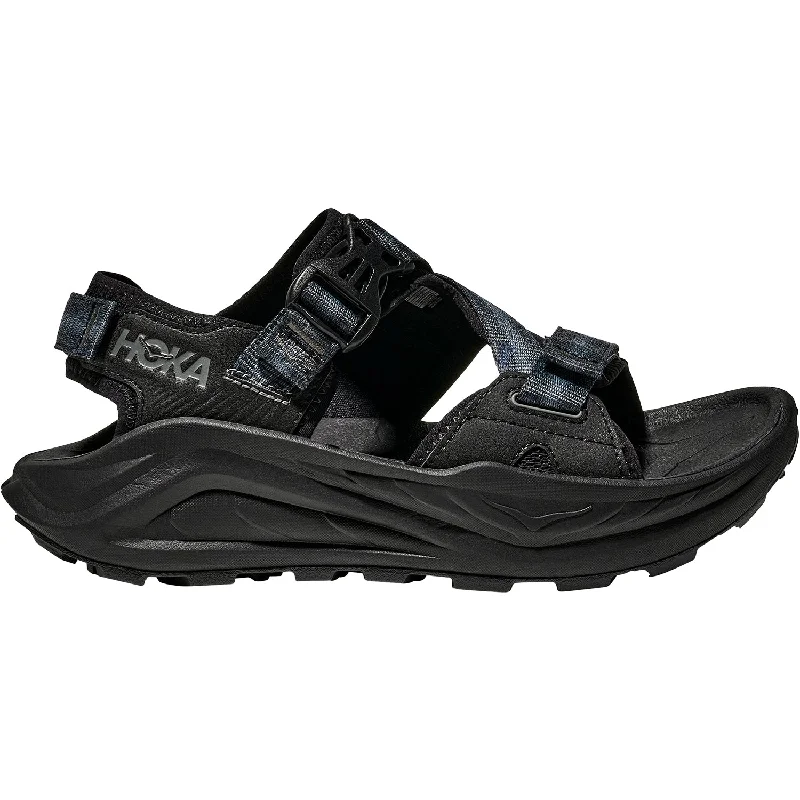 Women's Hoka Infini Hike TC Black/Black Synthetic Victorian - Era Boot Style  