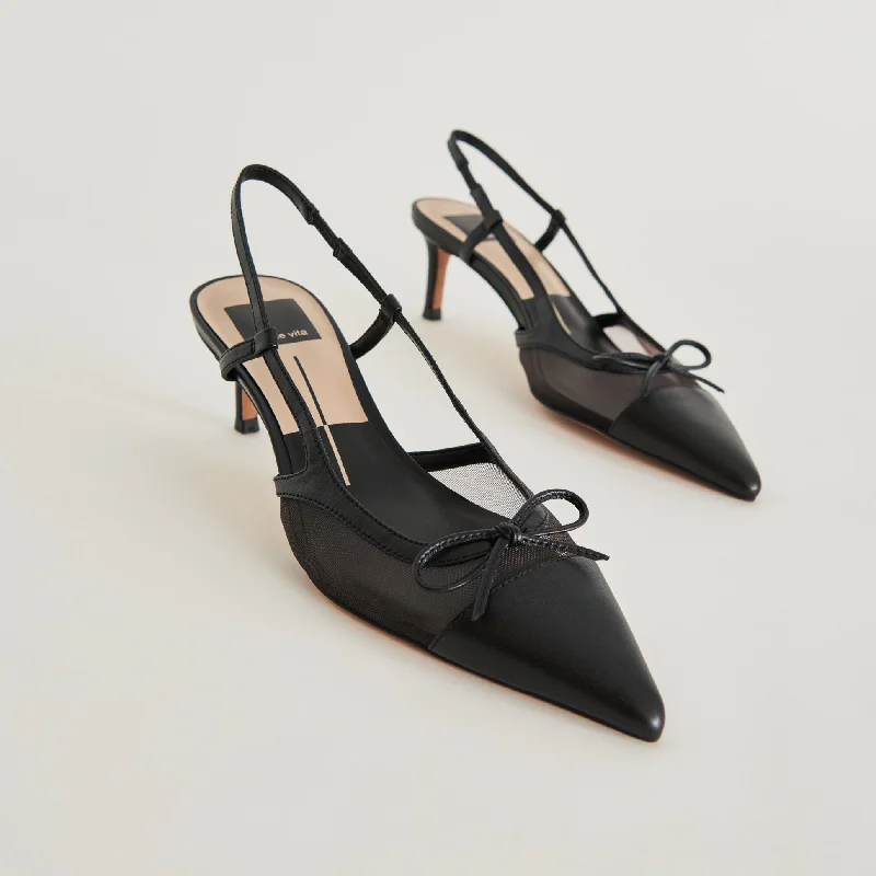 KANDI HEELS ONYX MESH Sustainable Shoe Design  