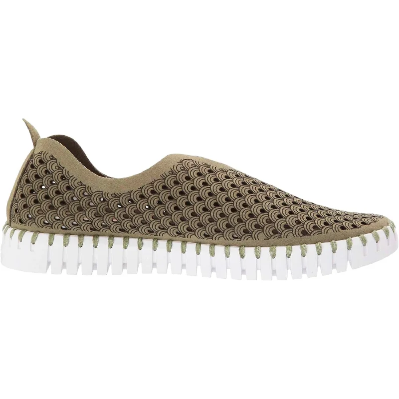 Women's Ilse Jacobsen Tulip 139 Army Synthetic Elastic - Sided Chelsea Look  