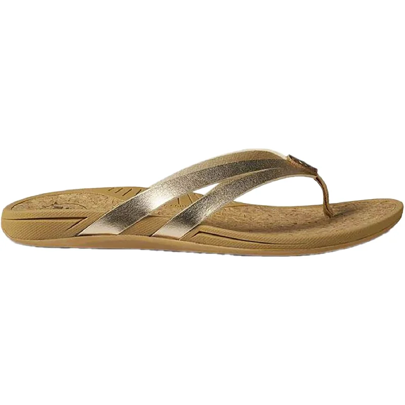 Women's Reef Pacific Joy Golden Hour Synthetic Retro Basketball Sneaker Design  