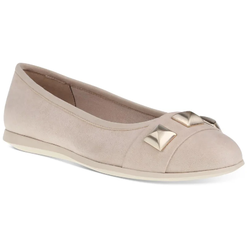 Anne Klein Womens Studded Comfort Loafers Moccasin Soft - Sole Style  
