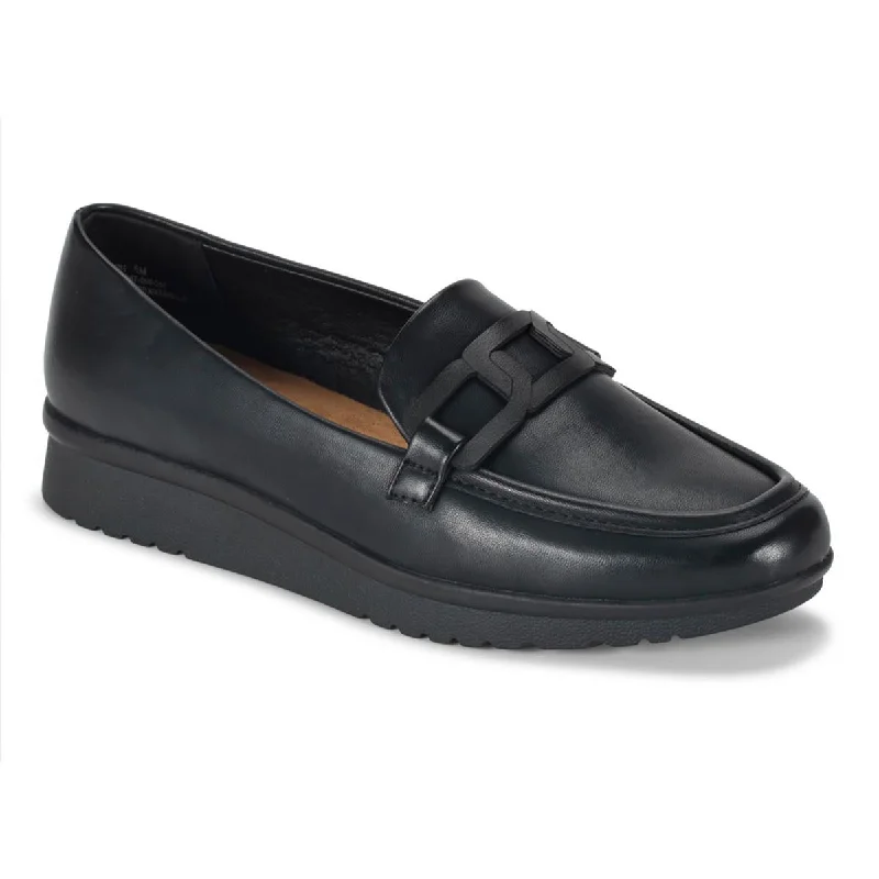Baretraps Womens Addison Faux Leather Slip-On Loafers Skateboarding Sneaker Style  