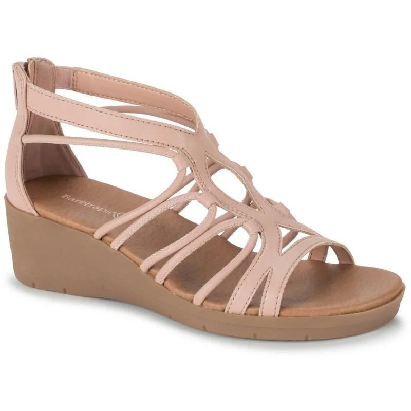 Baretraps Womens Kitra Faux Leather Strappy Wedge Sandals Hemp - Material Shoe Style Baretraps Womens Kitra Faux Leather Strappy Wedge Sandals Hemp - Material Shoe Style