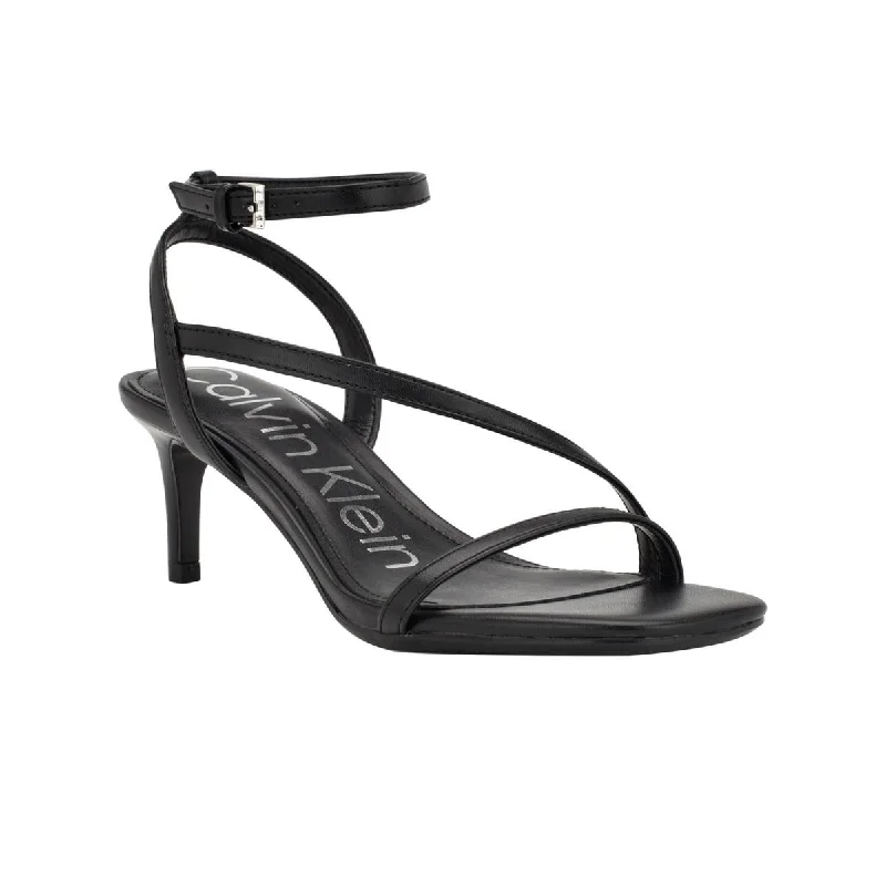 Calvin Klein Womens IRYNA Square toe Kitten heel Heels Tech - Inspired Sneaker Look  