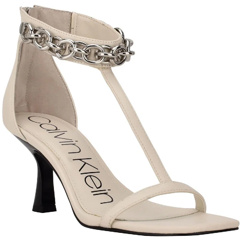 Calvin Klein Womens Nova Adjustable Pumps Ankle Strap Minimalist Sneaker Style  