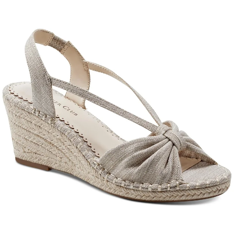 Charter Club Womens KIKA Bow Canvas Pumps Quick - Dry Hiking Shoe Style   