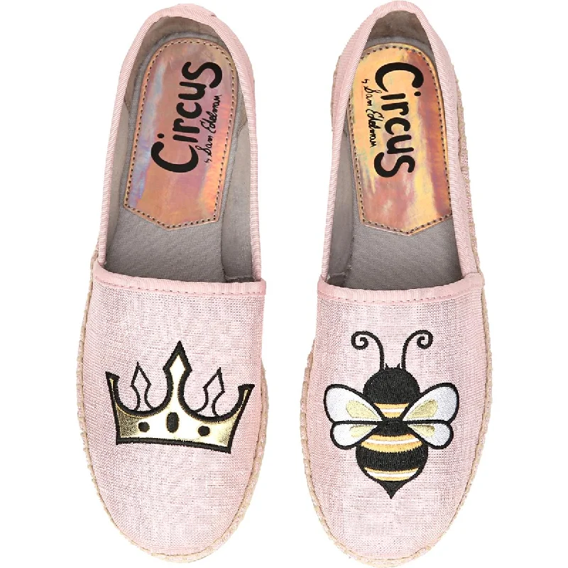 Circus by Sam Edelman Womens Leni Flats Espadrilles Retro Basketball Sneaker Design  