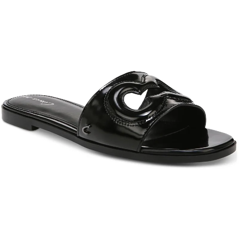 Circus by Sam Edelman Womens Maura Faux Leather Slip On Slide Sandals Cowboy Boot Western Style Circus by Sam Edelman Womens Maura Faux Leather Slip On Slide Sandals Cowboy Boot Western Style