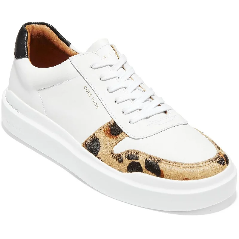 Cole Haan Womens GrandPro Rally Leather Calf Hair Athletic and Training Shoes Chunky Platform Sneaker Style Cole Haan Womens GrandPro Rally Leather Calf Hair Athletic and Training Shoes Chunky Platform Sneaker Style