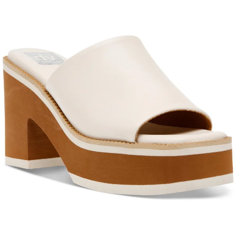 Dolce Vita Womens NIKOLE Faux Leather Warm Heels Checkered Shoe Pattern Look  