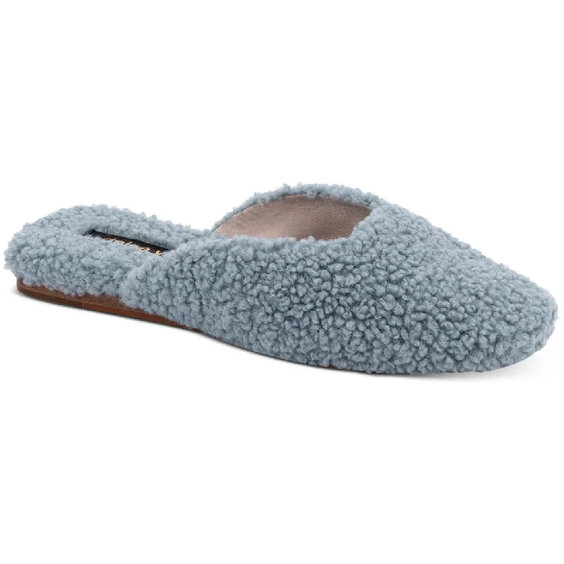 Dolce Vita Womens Saydee Faux Fur Slippers Mules Slide Sandal Beach Style  