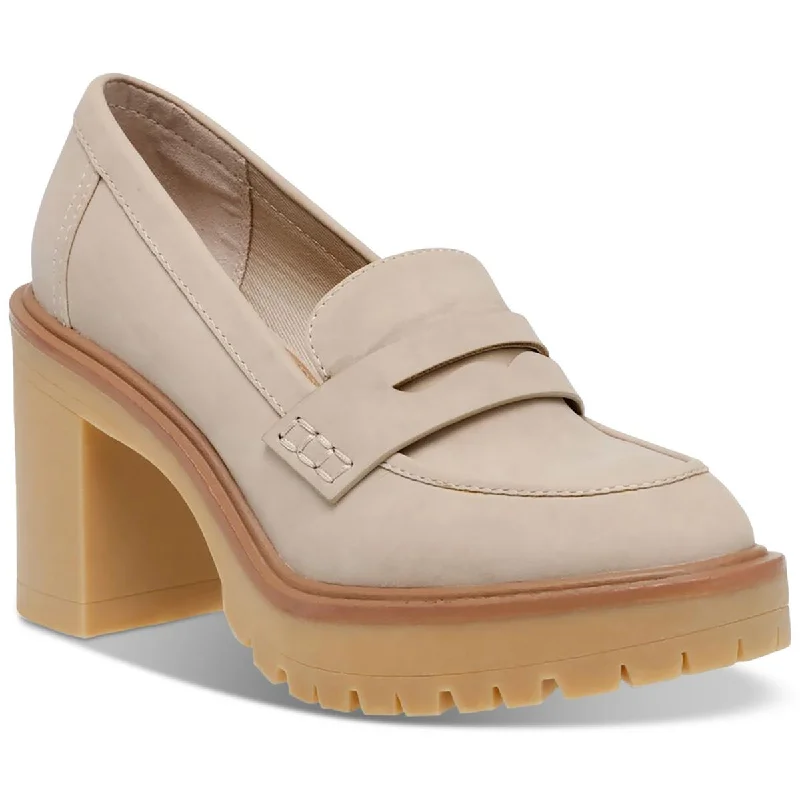 DV By Dolce Vita Womens JayJay Faux Leather Platform Loafers Hemp - Material Shoe Style DV By Dolce Vita Womens JayJay Faux Leather Platform Loafers Hemp - Material Shoe Style