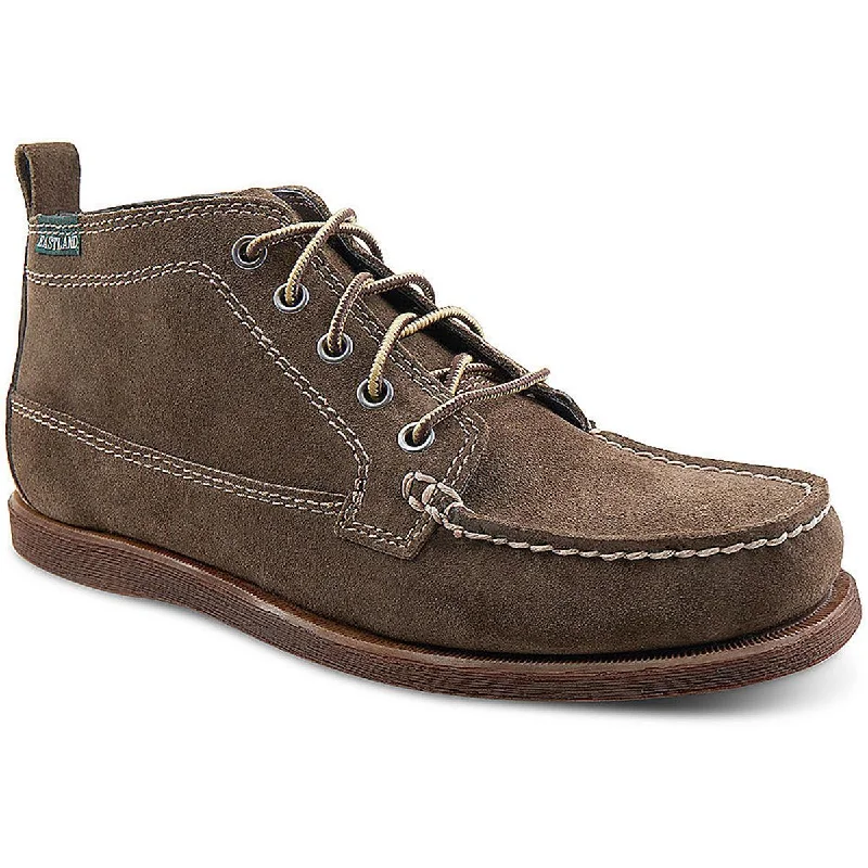 Eastland Mens Seneca Leather Contrast Stitching Chukka Boots Moccasin Soft - Sole Style Eastland Mens Seneca Leather Contrast Stitching Chukka Boots Moccasin Soft - Sole Style