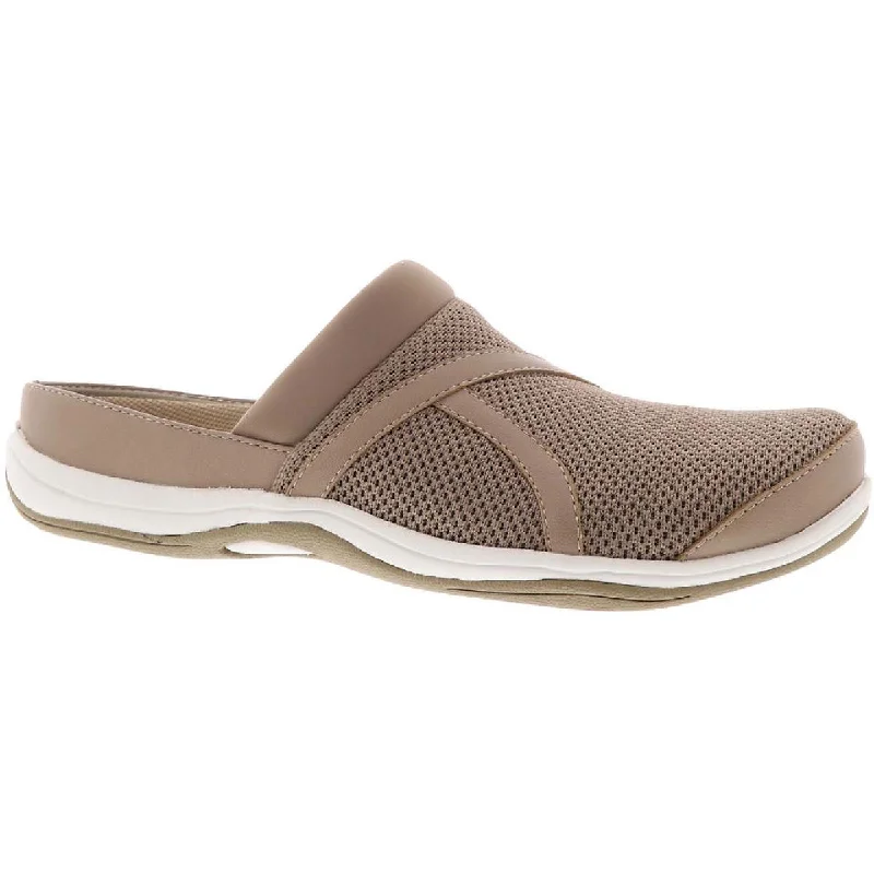 Easy Street Womens Get Up Mesh Slip On Mules Chunky Platform Sneaker Style  