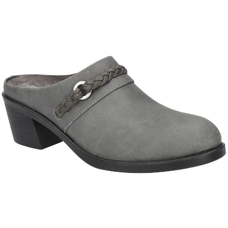 Easy Street Womens Gilly Embellished Slip On Mules Ankle - High Military Boot Style  
