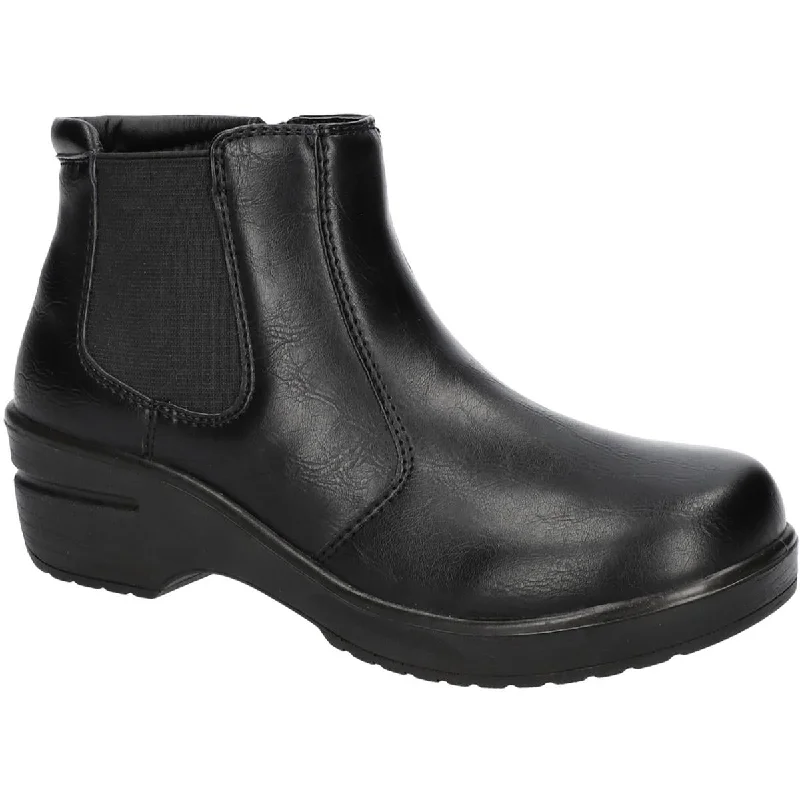 Easy Street Womens Lug Sole Casual Clogs Camouflage Print Boot Style  