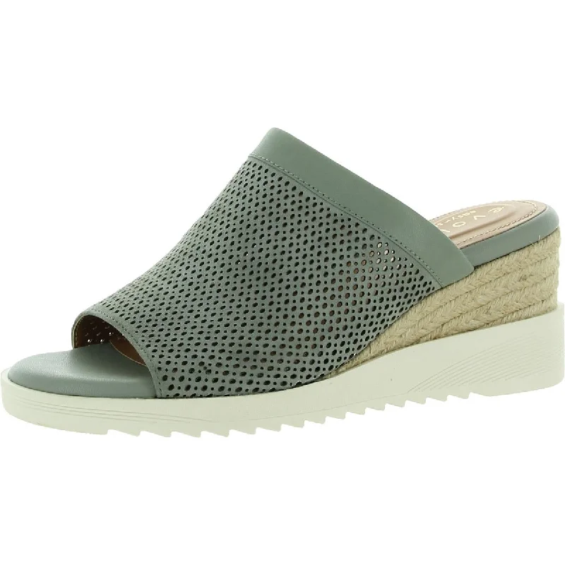 Evolve by Easy Spirit Womens ZOOEY Leather Slip On Wedge Heels Tech - Inspired Sneaker Look Evolve by Easy Spirit Womens ZOOEY Leather Slip On Wedge Heels Tech - Inspired Sneaker Look