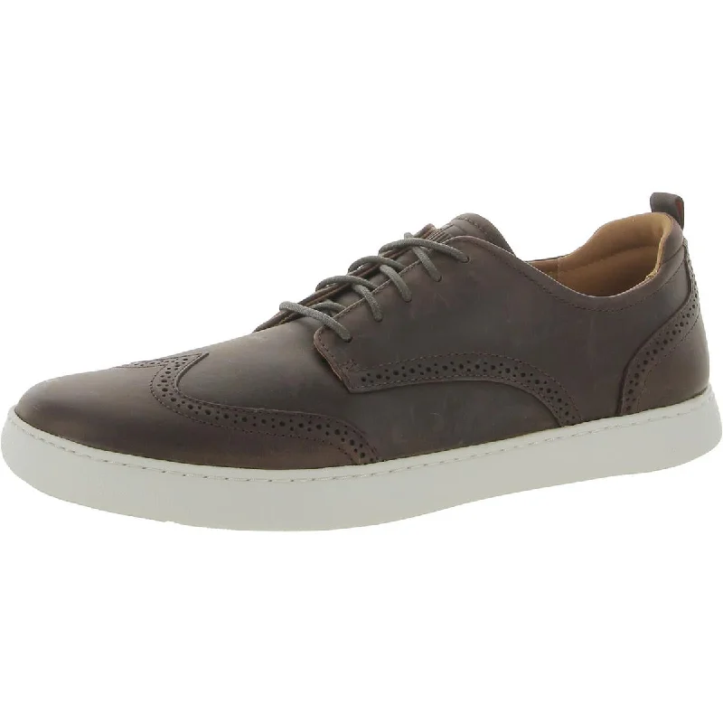 Fitflop Mens Albus Leather Brogue Oxfords Tech - Inspired Sneaker Look  