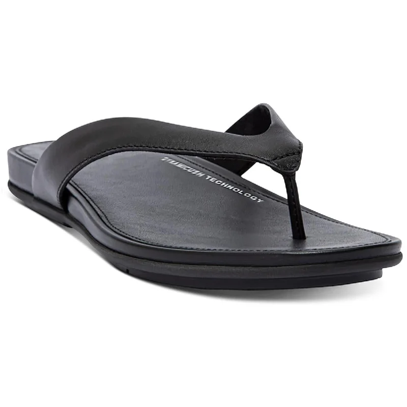Fitflop Womens GRACIE Leather Thong Flip-Flops Lightweight Tennis Sneaker Look  