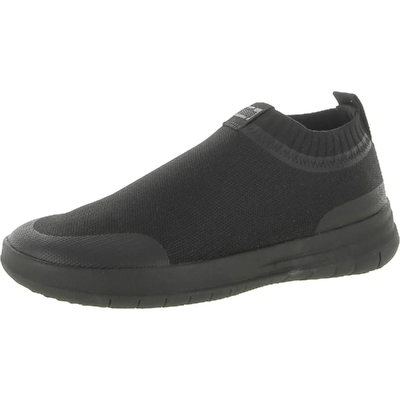Fitflop Womens Uberknit Knit Slip On High-Top Sneakers Dressy Chelsea Boot Style 
