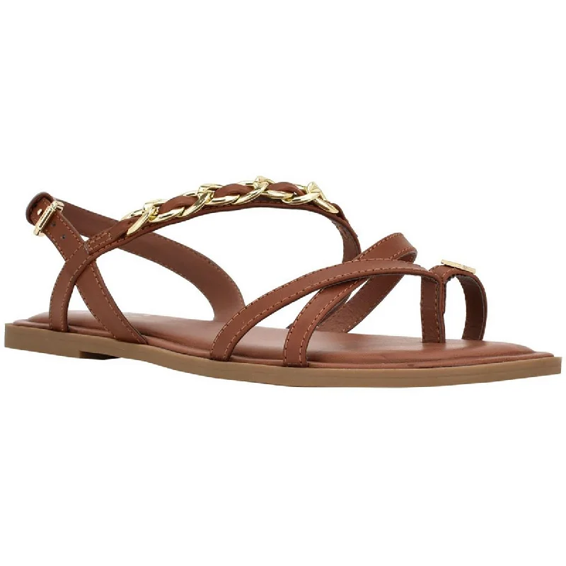 GBG Los Angeles Womens Resia Chain Logo Ankle Strap Mod Oxford Design  