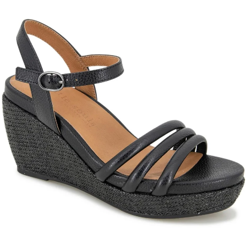 Gentle Souls by Kenneth Cole Womens VIKI Almond toe Wedge Wedge Sandals Hip - Hop Sneaker Style  