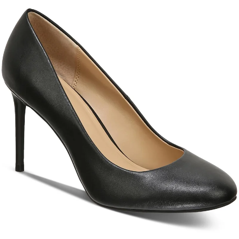 INC Womens Laurenne Faux Leather Slip-On Pumps Striped Shoe Style  
