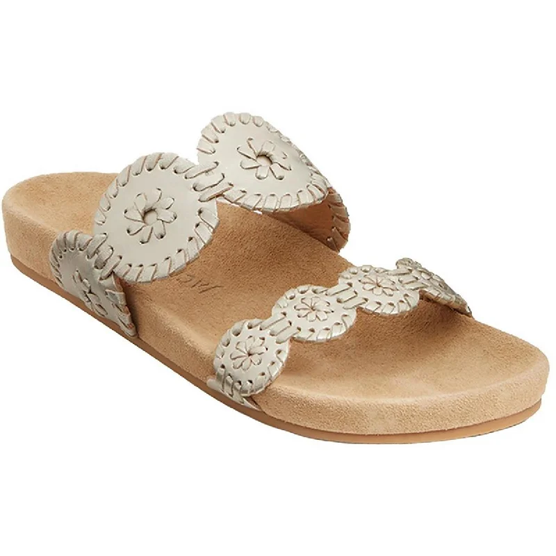 Jack Rogers Womens Comfort Lauren Leather Slide Sandals Hiking Boot Durability Style Jack Rogers Womens Comfort Lauren Leather Slide Sandals Hiking Boot Durability Style