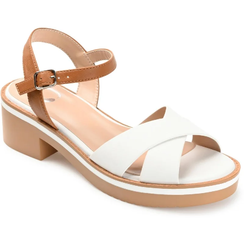 Journee Collection Womens Hilaree Faux Leather Warm Strappy Sandals Neon - Accent Sneaker Look Journee Collection Womens Hilaree Faux Leather Warm Strappy Sandals Neon - Accent Sneaker Look