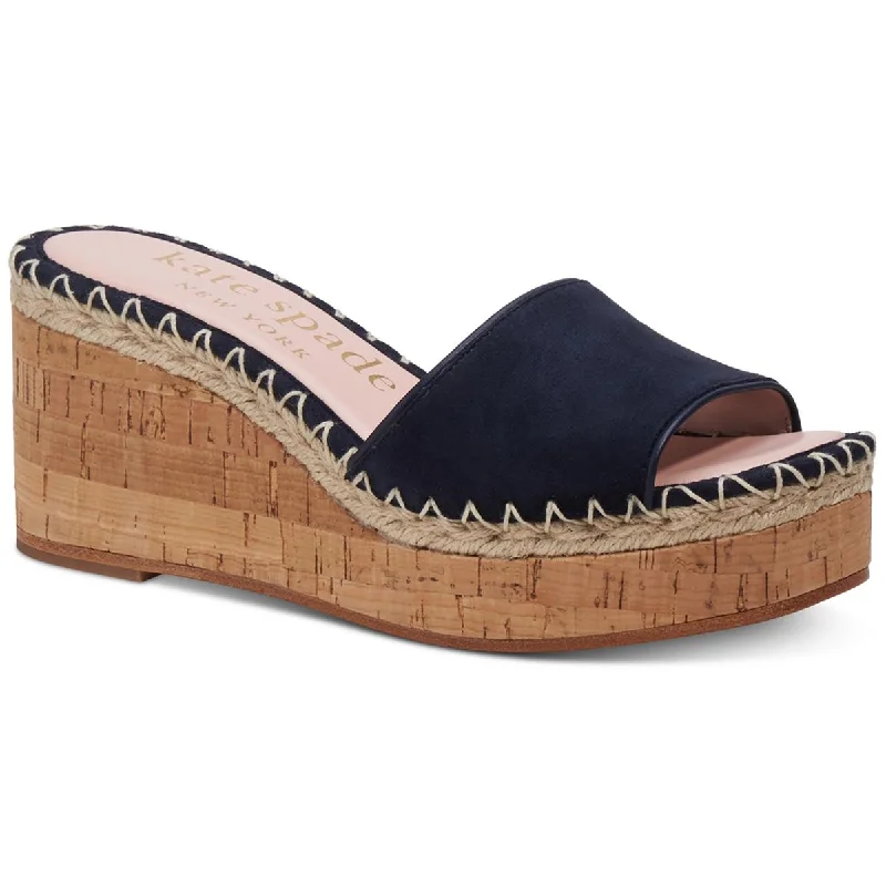 Kate Spade New York Womens Cosette Cork Slip-On Espadrilles Paisley Print Shoe Design Kate Spade New York Womens Cosette Cork Slip-On Espadrilles Paisley Print Shoe Design