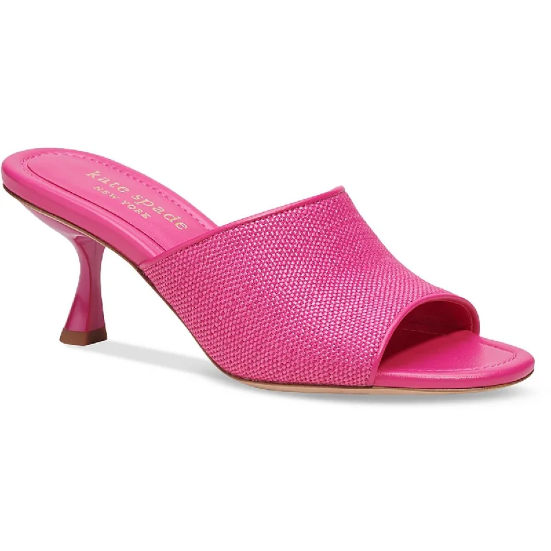Kate Spade New York Womens Malibu Woven Slide Heels Hiking Boot Durability Style  