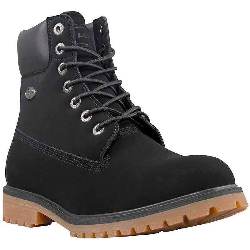 Lugz Mens Convoy W Faux Fur Ankle Boots Victorian - Era Boot Style  