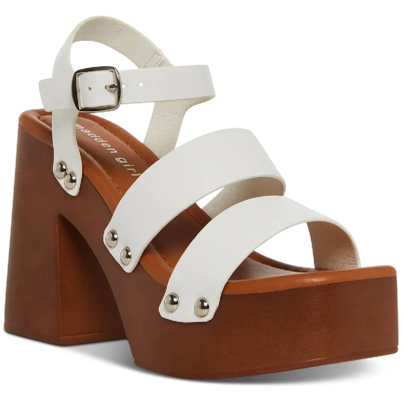 Madden Girl Womens Greenvil Faux Leather Studded Platform Sandals Business Monk Strap Style Madden Girl Womens Greenvil Faux Leather Studded Platform Sandals Business Monk Strap Style
