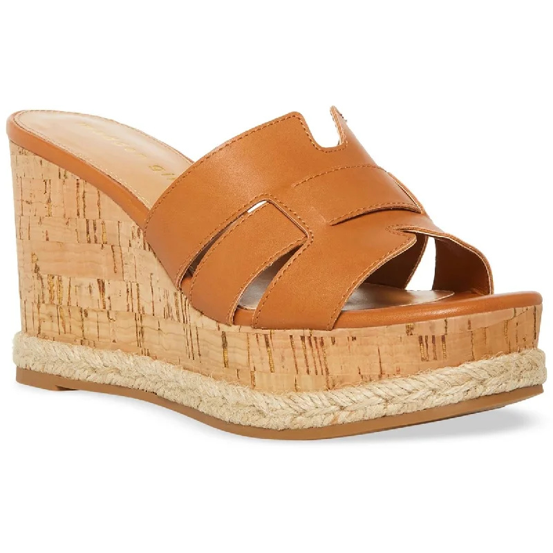 Madden Girl Womens Martinaa Faux Leather Strappy Wedge Sandals Distressed Leather Shoe Style Madden Girl Womens Martinaa Faux Leather Strappy Wedge Sandals Distressed Leather Shoe Style