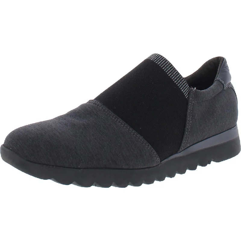 Munro Womens KJ Leather Lifestyle Slip-On Sneakers Athleisure Derby Style  