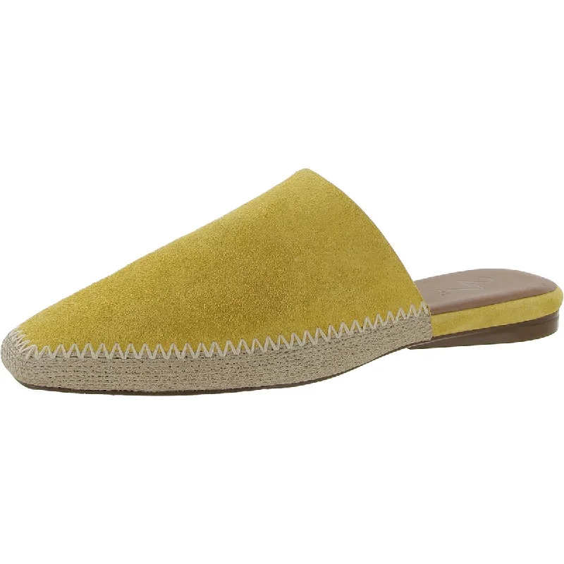 Naturalizer Womens Candice Suede Slip On Mules Buckle -