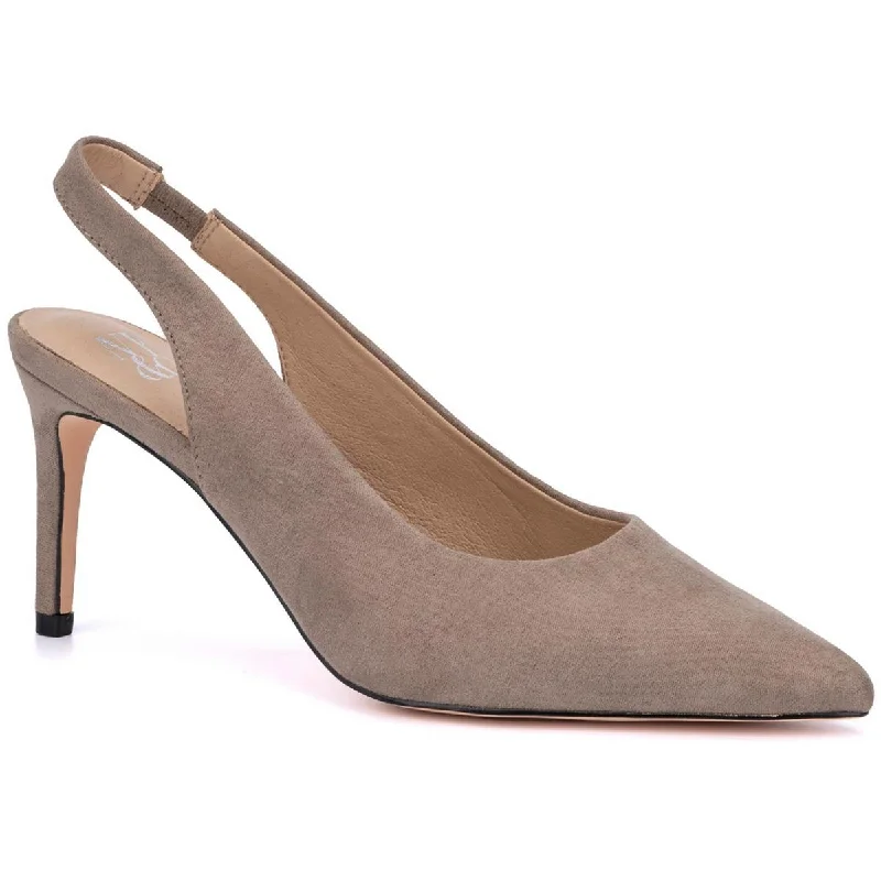 New York & Company Womens Olivia Pointed Toe Cushioned Foot bed Pumps Hemp - Material Shoe Style New York & Company Womens Olivia Pointed Toe Cushioned Foot bed Pumps Hemp - Material Shoe Style