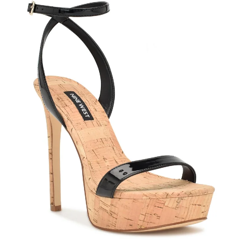 Nine West Womens GRACEY 3 Ankle strap Dressy Pumps Strap - Up Sandal Resort Style  