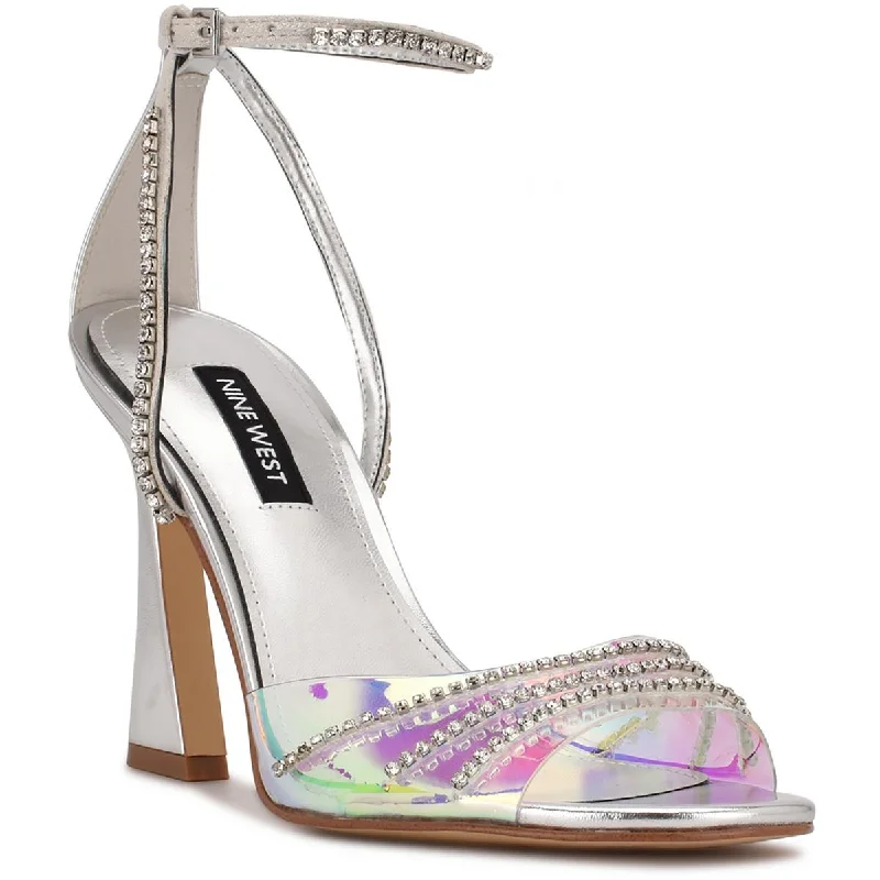 Nine West Womens KLASS3 Comfort Insole Pumps Patchwork Shoe Aesthetic  