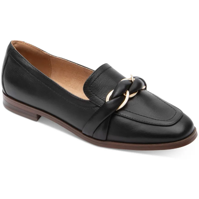Rockport Womens Susana Penny Leather Slip-On Loafers Neon - Accent Sneaker Look  