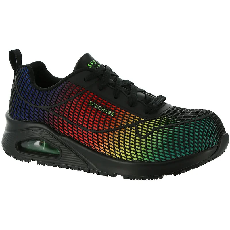 Skechers Womens Uno Sr Jhansi Slip Resistant Mesh Work and Safety Shoes Minimalist Sneaker Style Skechers Womens Uno Sr Jhansi Slip Resistant Mesh Work and Safety Shoes Minimalist Sneaker Style