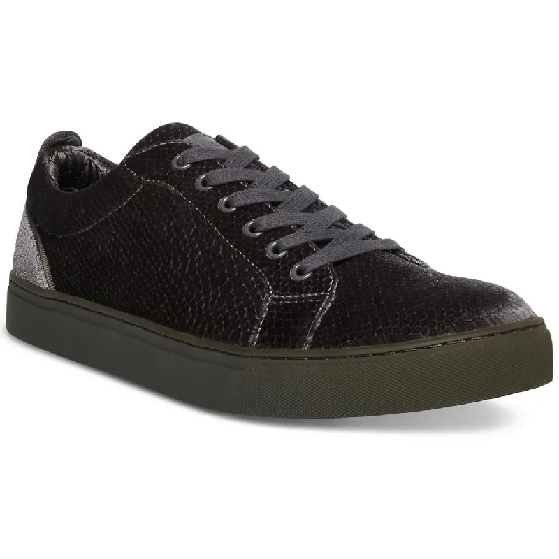 Steve Madden Mens Yali Velvet Embossed Casual And Fashion Sneakers Tailored Oxford Style Steve Madden Mens Yali Velvet Embossed Casual And Fashion Sneakers Tailored Oxford Style
