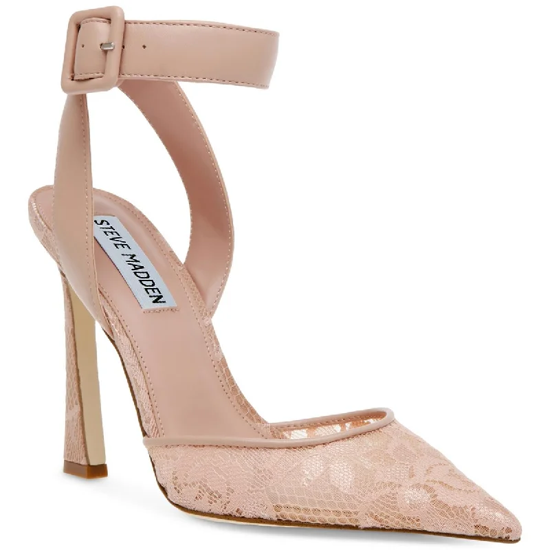 Steve Madden Womens Embellished Pointed Toe Pumps Ivy League Loafer Look 