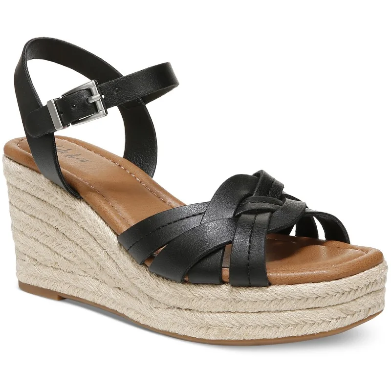 Style & Co. Womens Cerres Faux Leather Platform Slingback Sandals Upcycled Shoe Look Style & Co. Womens Cerres Faux Leather Platform Slingback Sandals Upcycled Shoe Look